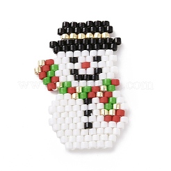 Handgemachte japanische Miyuki-Saatperlen mit Saatperlenmuster&nbsp;PALLOY-MZ00059-06