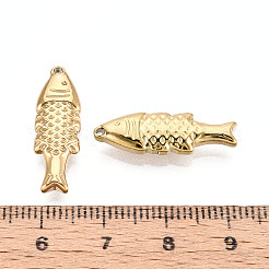 Ciondoli a forma di pesce in acciaio inossidabile 304&nbsp;STAS-T069-10G