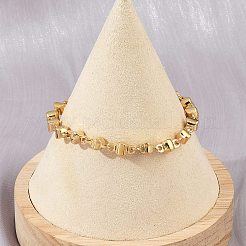 304 Edelstahl-Gliederarmbänder für Damen&nbsp;BJEW-Z143-09G