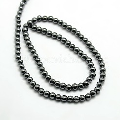 Cordes rondes de l'hématite synthétique magnétique aaa de grade aaa&nbsp;G-G644-D-11