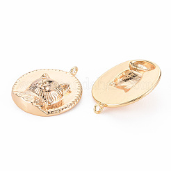 Messing Anhänger & Charms&nbsp;KK-S356-509-NF