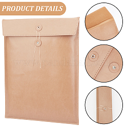 Sac de réunion rectangulaire en cuir PU&nbsp;AJEW-WH20019-114B