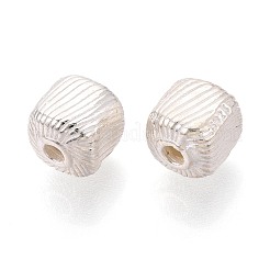 925 Sterling Silber gewellte Perlen&nbsp;STER-N016-126S