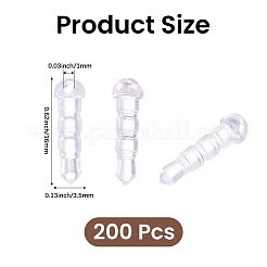 200 Uds. Tapones móviles de plástico a prueba de polvo&nbsp;FIND-CN0002-61