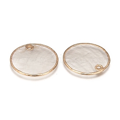 Natürliche Capiz Shell Anhänger&nbsp;X-SHEL-T012-07A