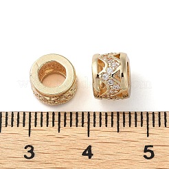 Gestell aus Messing mit europäischen Zirkonia-Perlen&nbsp;KK-M269-13G
