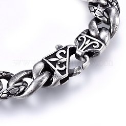 Bracelets en acier inoxydable 304&nbsp;BJEW-L631-18AS
