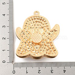 Legierung mit Glasrhinestoneanhänger&nbsp;LS-FIND-B033-01G-G
