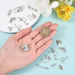 100 pz 10 stili pendenti in lega di stile tibetano&nbsp;TIBEP-CJ0001-44