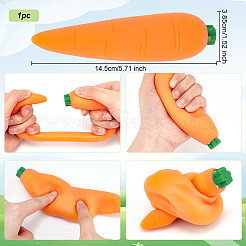 3 giocattolo antistress a forma di coniglio e carota in 3 stili&nbsp;AJEW-OC0003-93