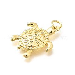 Colgante micropavé cubic zirconia de latón&nbsp;KK-Q040-02F-G