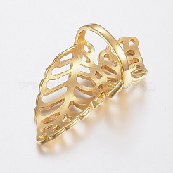 Anelli a fascia larga in acciaio inossidabile 304 placcati ioni (ip)&nbsp;RJEW-H125-16G-17mm
