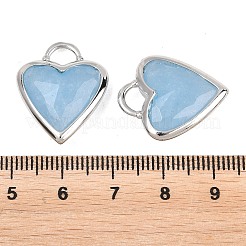 Pendentifs à facettes en jade blanc naturel&nbsp;G-Z154-01P-08
