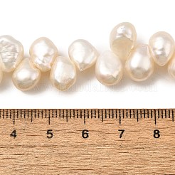 Brins de perles de culture d'eau douce naturelles&nbsp;PEAR-I007-03E-01A