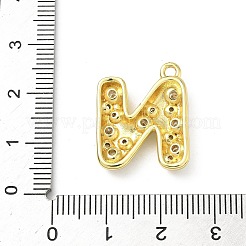 Pendenti in zirconi cubici trasparenti in micro pavè di ottone&nbsp;KK-I476-02G-N