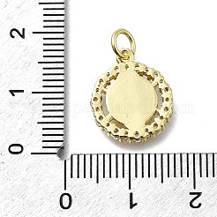 Ottone micro spianare pendenti zirconi&nbsp;KK-K400-33G