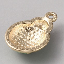 Pendentif en alliage d'émail serti de strass&nbsp;ENAM-WH0050-08G-03