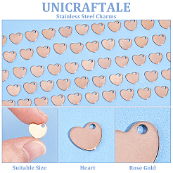 80 ciondolo in acciaio inossidabile placcato ionico (IP) 201&nbsp;STAS-UN0059-81RG