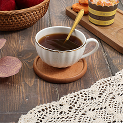 Tapis de tasse en bois&nbsp;WOOD-DJ0001-05G