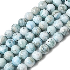 Larimar naturale perline fili&nbsp;G-B156-A01-8mm-01