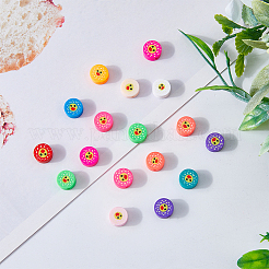 260 Stück 13 Farben handgefertigte Polymer Clay Perlen&nbsp;CLAY-DC0001-05