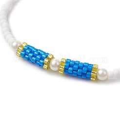 Bracelets extensibles en perles de rocaille en verre pour femmes&nbsp;BJEW-MZ00153-05