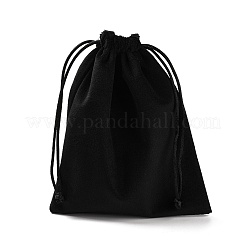 Bolsas de terciopelo para guardar joyas con cordón&nbsp;ABAG-P013-02D-01