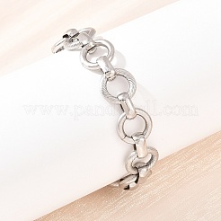 Gliederkettenarmbänder aus 304 Edelstahl für Damen&nbsp;BJEW-Z154-01P