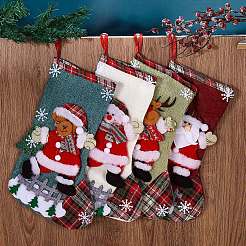 4 stücke tuch weihnachtsstrümpfe sets&nbsp;JX066A