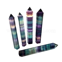 Natürliche bunte Fluorit-Spitzprisma-Bar-Heimdekoration&nbsp;G-PW0007-098A
