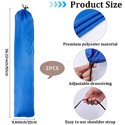 2 borsa portaoggetti in nylon per sedia pieghevole&nbsp;AJEW-CP0010-31C
