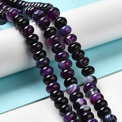 Filo di perline di agata naturale&nbsp;G-H295-C03