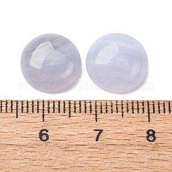 Natürliche blaue Spitze Achat Cabochon&nbsp;G-O185-01B-02