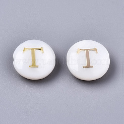 Perles de coquillages naturels d'eau douce&nbsp;SHEL-S266-12T