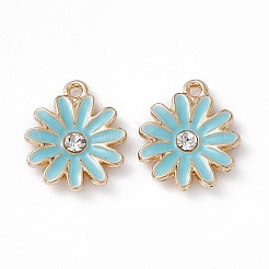Legierung rhinestone-anhänger&nbsp;PALLOY-P287-01LG-03