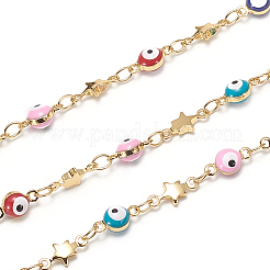 Chaînes de perles en laiton manuels&nbsp;CHC-I027-04G