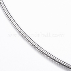 Colliers à chaîne serpent en acier inoxydable 304 anti-ternissement&nbsp;NJEW-G310-09P