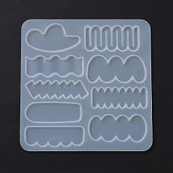 Diy unregelmäßig geformte Cabochon-Silikonformen für Haarspangen&nbsp;LS-DIY-L069-01C