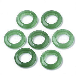 Кольца из натурального малайзийского нефрита, кольцо, зелёные, 20x4 мм, внутренний диаметр: 12 мм