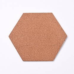 Isolierplatten aus Kork, mit kleber zurück, Hexagon, Peru, 23.3x20.3x0.56 cm