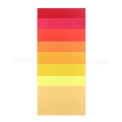 Нетканые ткани вышивка иглы войлока для DIY ремесел, квадратный, разноцветные, 298~300x298~300x1 мм, 8color / комплект, 8 шт / комплект