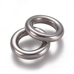 304 Edelstahl Verbindungsring, Ring, Edelstahl Farbe, 10x2.1 mm, Innendurchmesser: 6 mm
