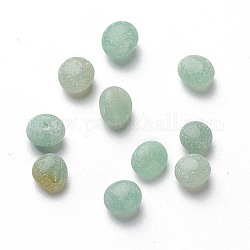 Pietre Semipreziose naturale, perline di avventurina verde, Senza Buco / undrilled, ovale, 7x6x5mm