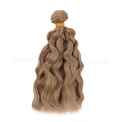 Пластиковые длинные вьющиеся волосы, кукла, парик, волосы, аксессуары для рукоделия для девочек bjd, деревесиные, 1000x150 мм