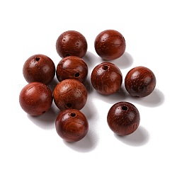 Natural Rosewood Beads, Undyed, Round, Dark Red, 10~10.5mm, Hole: 1.6mm