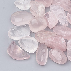 Perle naturali di quarzo rosa madagascar, pietra burrattata, pietre curative per il bilanciamento di 7 chakra, cristalloterapia, meditazione, reiki, pepite, Senza Buco / undrilled, 20~35x15~20x7~15mm