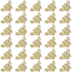 BENECREAT 30pcs Real Gold Plated Bee Spacer Bead Charms, Vintage Metal Honey Bee Pendant Beads for DIY Necklace Bracelet Jewelry Making Accessories