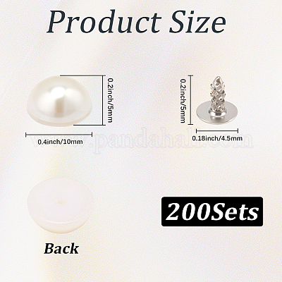 200 pieza de botones de plástico&nbsp;KY-CL0001-01B-1