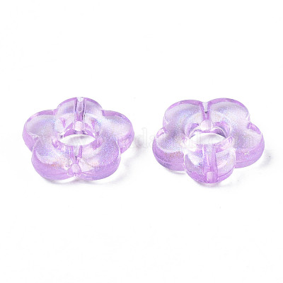 Perles en acrylique transparente&nbsp;X-OACR-S028-140-1