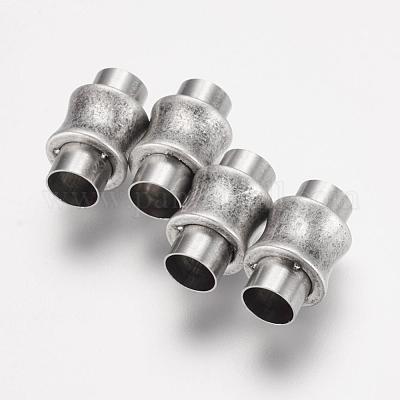 Wholesale 304 Stainless Steel Magnetic Clasps with Glue-in Ends 